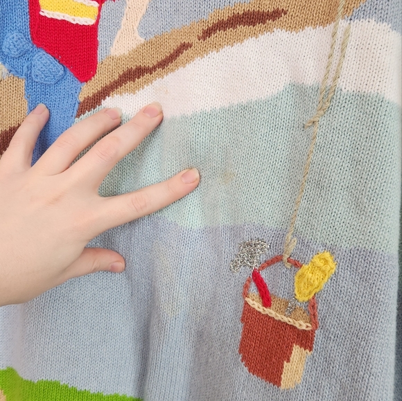 Vintage HSN Storybrook Knits Playground Park Sweaters - Picture 10 of 13